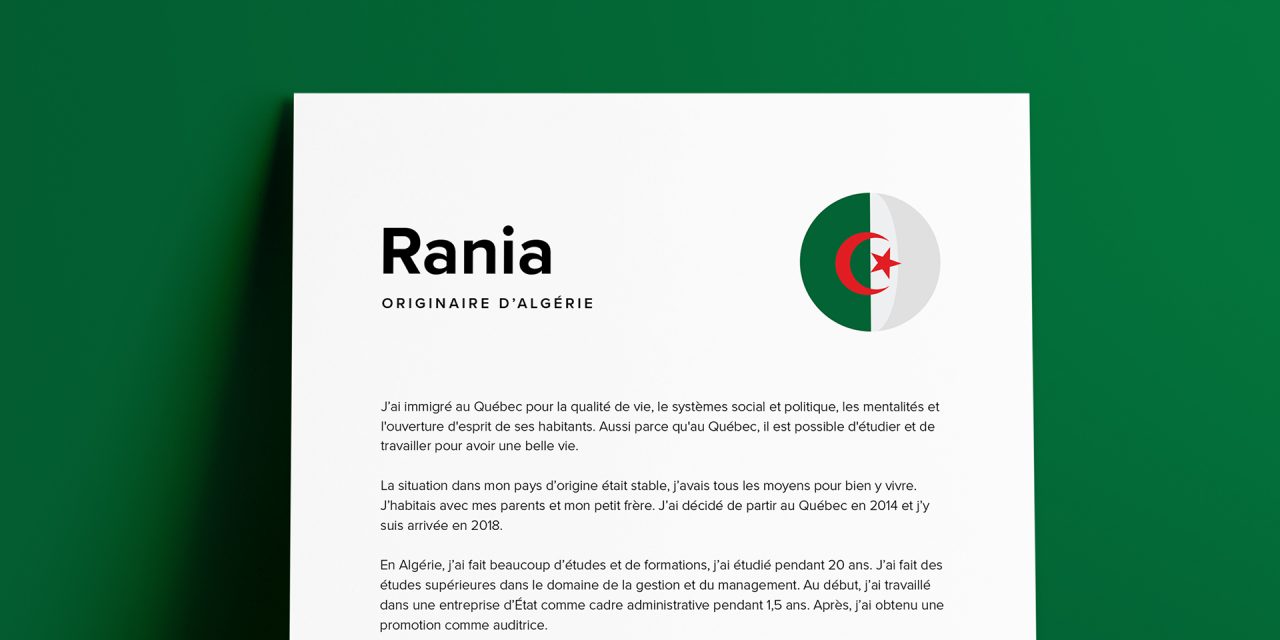 Le parcours de Rania