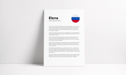 Le parcours d&rsquo;Elena