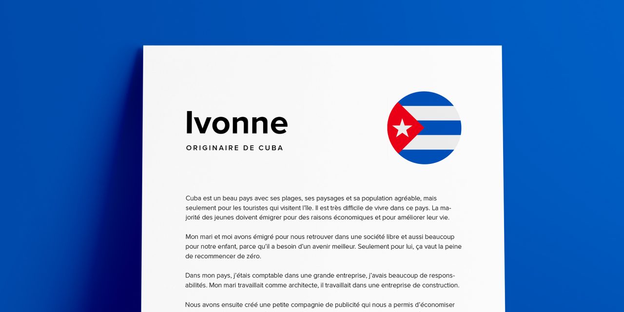 Le parcours d&rsquo;Ivonne