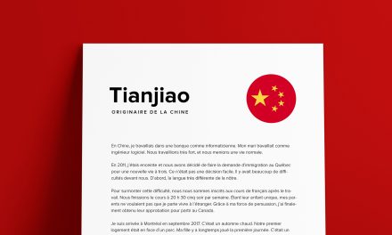 Le parcours de Tianjiao